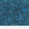 Northcott Banyan Batiks Color Me Banyan Botanical Leaves and Dots Teal