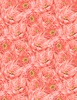 Wilmington Prints Peach Whispers Packed Tonal Flowers Coral