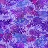 In The Beginning Fabrics Oriental Gardens Fans and Mums Purple