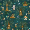 Windham Fabrics Enchanted Woods Into the Woods Dark Teal