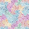 Blank Quilting Rainbow Droplets 108 Inch Wide Backing Fabric Water Droplets White/Multi