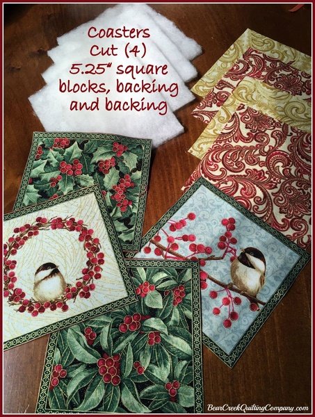 Chickadees and Berries Christmas Gift Trio Tutorial