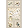 Clothworks Night Whispers Panel Taupe