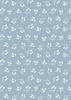 Lewis and Irene Fabrics A Winter's Moon Snowdrops Warm Grey with Pearl