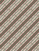 Wilmington Prints Woodland Snowmen Ticking Stripe Cream