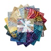 Expressions Batiks Dahlias Fat Quarter Bundle by Riley Blake Designs