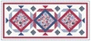 Patchwork Americana Table Runner Free Quilt Pattern