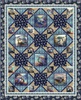 QT Fabrics Endless Blues Whole Cloth Quilt Panel
