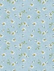 Wilmington Prints Blushing Meadow Floral Toss Blue