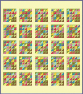 Triangle Paper - Moda 12 Pack Fat Quarter Free Pattern