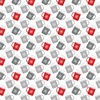 Benartex Nordic Cabin Mugs Red/Grey