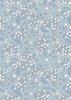 Lewis and Irene Fabrics A Winter's Moon Frosted Foliage Grey with Pearl