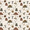 Riley Blake Designs Let's Wander Gone Fishing Cream