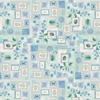 Blank Quilting Victoria Botanical Patchwork Powder Blue