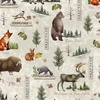 Michael Miller Fabrics Woodland Wildlife Cream