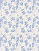 Wilmington Prints Chateau Bleu Whispy Floral Cream