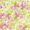 Clothworks My Happy Place Daisies Light Pink