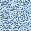 Andover Fabrics Deep Blue Sea Fins and Tails White