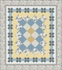 Neutral Ground Posey Chain - Blue & Yellow Free Quilt Pattern
