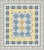 Neutral Ground Posey Chain - Blue & Yellow Free Quilt Pattern