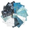 Along the Shores Batik Glacier Fat Quarter Bundles by Hoffman Fabrics