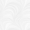 Benartex Wave Texture Flannel 108 Inch Backing White