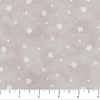 Northcott Snow Much Fun Flannel Mini Snowflake Beige