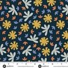 Andover Fabrics Conway Cottage Meadow Navy