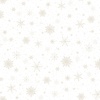 P&B Textiles Believe Snowflake Allover White/Cream