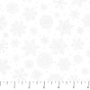 Northcott St. Nicholas Snowflakes 3 Pigment White