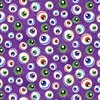 Blank Quilting Spooky Aura Google Eyes Purple