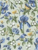 Wilmington Prints Among The Irises 108 Inch Wide Backing Fabric Large Florals Green