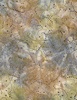 Wilmington Prints Plum Bouquet Batiks Swirly Dots Midnight Green/Blue