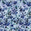 P&B Textiles 108 Inch Wide Backing Fabric Petal Play Allover Graphic Floral Blue/Teal