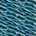 Blank Quilting Wilderness Song Water/Waves Blue