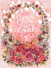 Brightly Blooming Rosie Love Quilted Panel