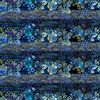 In the Beginning Fabrics Halcyon ll Floral Stripes Border Blue