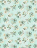 Wilmington Prints Blissful Floral Toss Teal