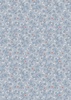 Lewis and Irene Fabrics Wide Widths 108 Inch Wide Backing Fabric  Flower Chains Blue