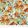 Northcott Autumn Breeze Birds Turquoise/Multi