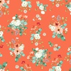 Clothworks Bloom Wildly Bouquet Orange
