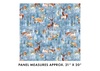 Benartex Woodland Wonderland Scenic Medium Blue