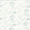 Hoffman Fabrics Along the Shores Batik Sea Shells Light Gray