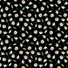 Benartex Delightful Daisies Sweet Daisies Black