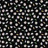 Benartex Delightful Daisies Sweet Daisies Black