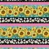 Michael Miller Fabrics Hello Sunshine Let The Sun Shine Border Stripe Turquoise