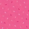 Riley Blake Designs Strength In Pink Ribbons Dark Pink