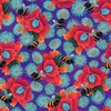 Blank Quilting Luminous Haven Bumble Bees Purple