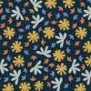 Andover Fabrics Conway Cottage Meadow Navy