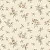 Henry Glass Cottage Linens 108 Inch Wide Backing Rosebud and Vine Cream
